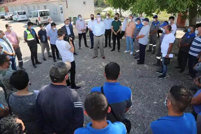 Başkan Kurt'tan Temizlik İşleri personeline teşekkür ziyareti