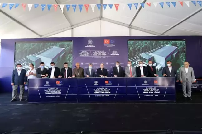 Sanayi ve Teknoloji Bakanı Varank, Sinop'ta Su Ürünleri İşleme Şoklama ve Depolama Tesisi Temel Atma ve SATEM Biyokütle Enerji Santrali Açılış...