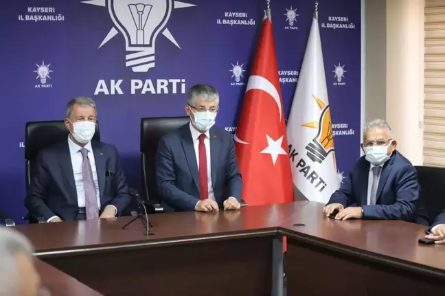 Başkan Büyükkılıç, Bakan Akar ile Birlikte Cumhurbaşkanı Erdoğan'ın Bayramlaşma Programına Katıldı