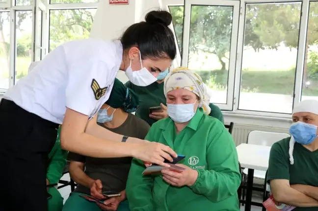 Ordu'da jandarmadan 'kadına şiddet' bilgilendirmesi