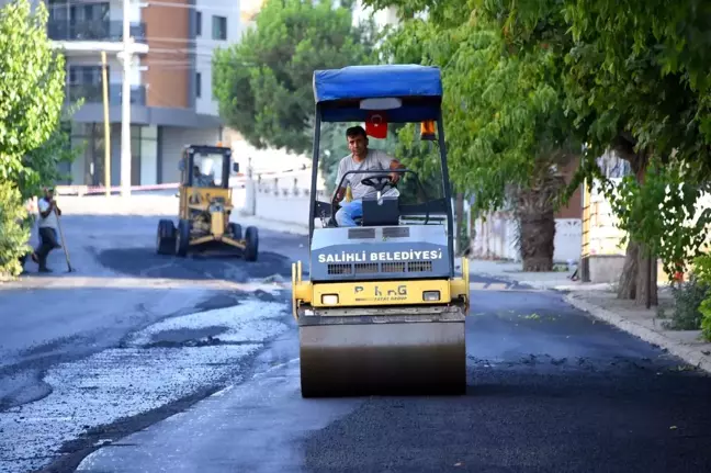 Salihli Belediyesi'nden asfalt seferberliği