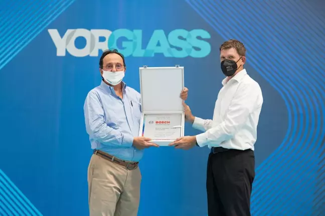 Yorglass'a Bosch'tan 2021 Global Tedarikçi Ödülü