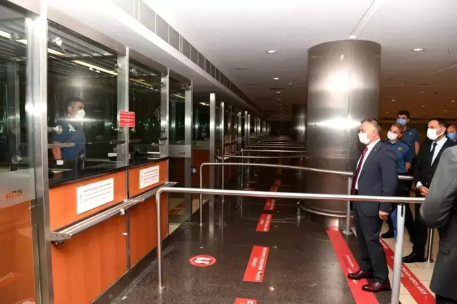 Vali Yazıcı yapımı tamamlanan Dış Hatlar-2 Terminali'ni inceledi