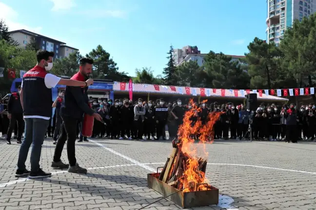 BAŞAKAY'dan Başakşehirli öğrencilere yangın eğitimi