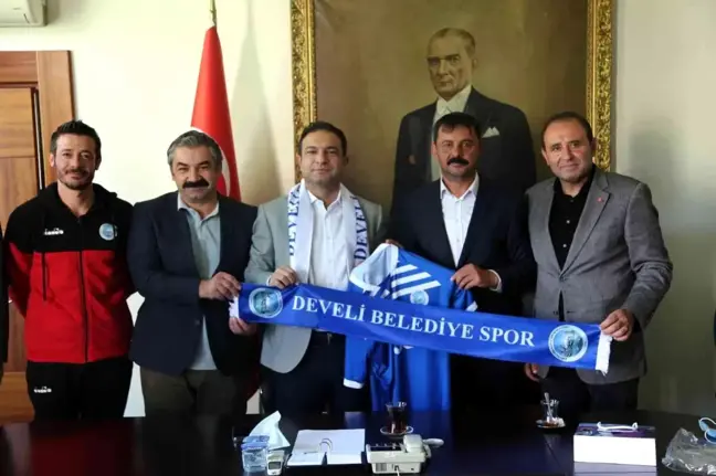 Develi Belediyesi Voleybol Takımından Kaymakam Aslan'a ziyaret
