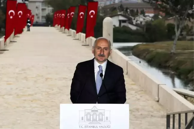 Ulaştırma ve Altyapı Bakanı Karaismailoğlu, restore edilen Silivri Mimar Sinan Köprüsü ile Kısa Köprü'nün hizmete açılma törenine katıldı