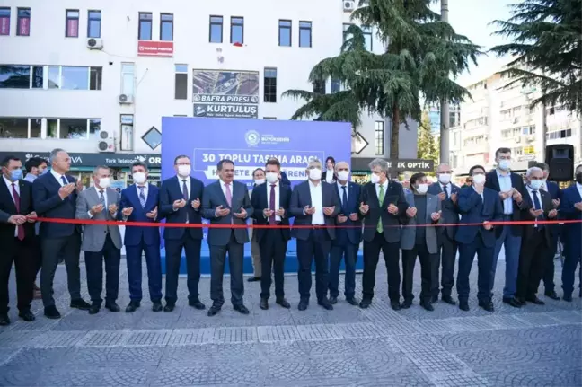 Samsun'da şehir içi ulaşım için alınan 30 otobüs sefere başladı