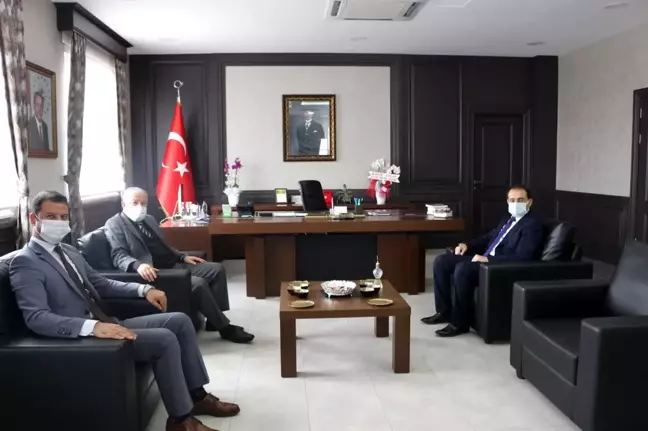 Çerkezköy Kaymakamı Murat Duru, Kaymakam Bayram Sağır'a Ziyarette Bulundu.
