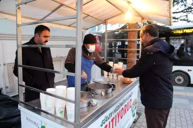 Sungurlu'da ücretsiz çorba ikramı tekrar başladı