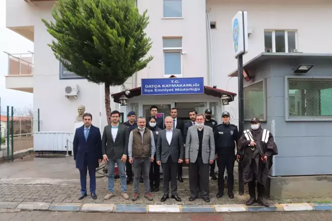 İl Emniyet Müdürü Dilberoğlu, Datça'da muhtarlarla bir araya geldi