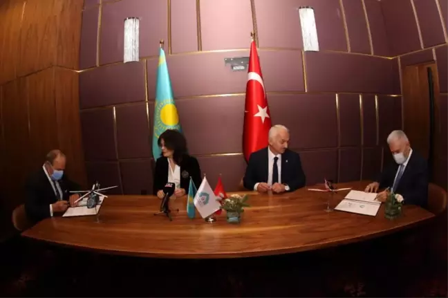 Ahmet Yesevi Üniversitesi ile TUSAŞ Arasında İş Birliği Protokolü İmzalandı