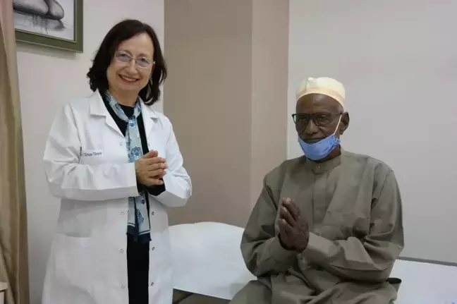 Afrikalı hasta şifayı Eskişehir'de buldu