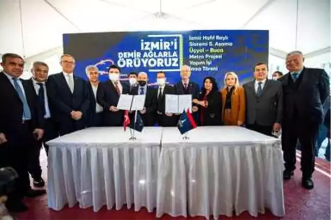 Buca Metrosu'nun yapım sözleşmesi imzalandı: Temeli 14 Şubat 2022'de atılacak