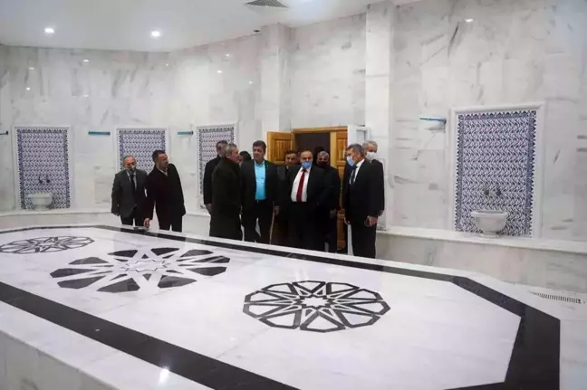 Yenilenen şehir hamamı hizmete açıldı