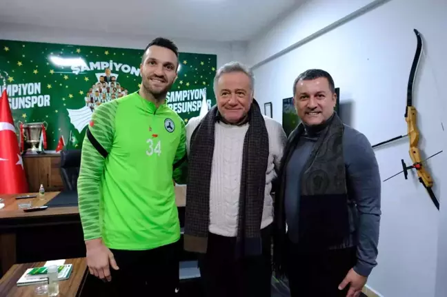 Bahçeşehir Üniversitesi Mütevelli Heyeti Başkanı Enver Yücel'den, GZT Giresunspor'a ziyaret