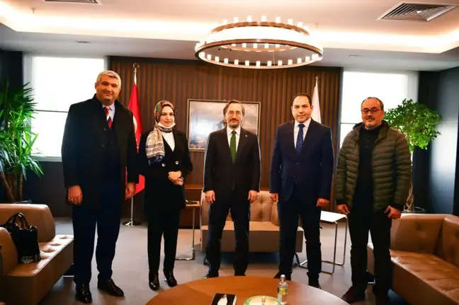 İletişim Başkanı Fahrettin Altun, TİGAD heyetini kabul etti