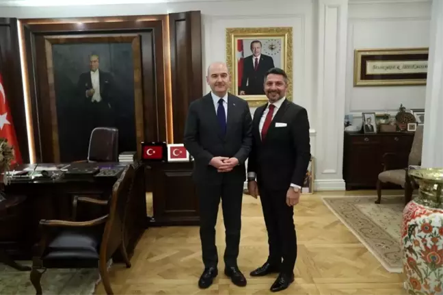 Başkan Yüzügülü, Bakan Soylu ile Sivrihisar'daki projeler hakkında fikir alışverişinde bulundu
