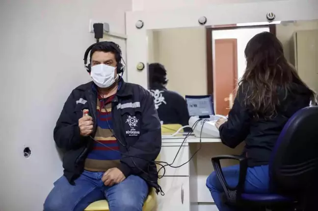 Büyükşehir personeline sağlık taraması yapıldı