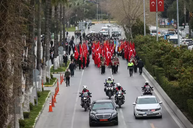Atatürk'ün Mersin'e gelişinin 99. yıl dönümü törenle kutlandı