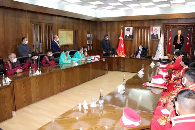 Vali Aksoy, mehteranları ağırladı