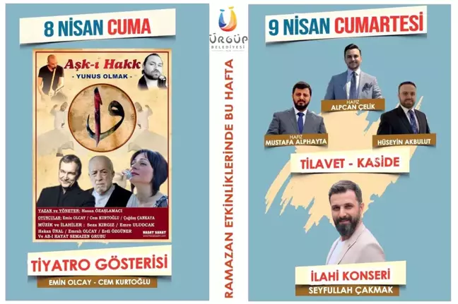 Ürgüp Belediyesi Ramazan etkinliklerine devam ediyor