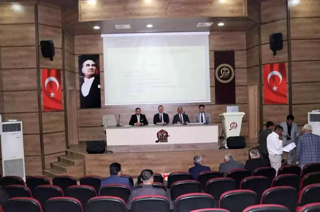Siirt'te İlçe Köylere Hizmet Götürme Birliği encümen seçimi yapıldı