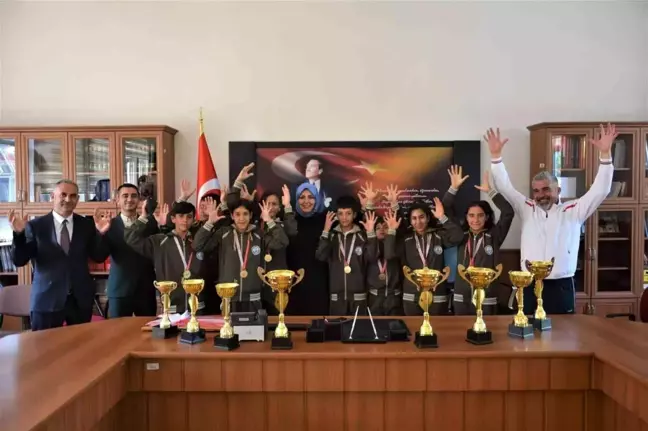 Malatya'da işitme engelli öğrencilerin spor başarısı