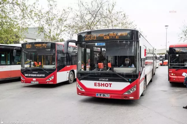 İzmir'de Toplu Ulaşım Bayramda Ücretsiz