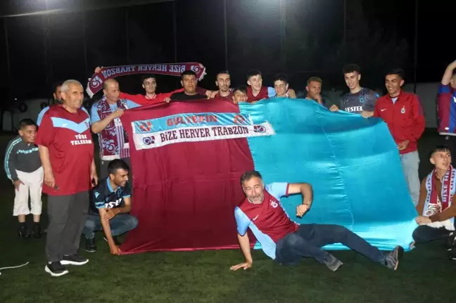 Diyarbakır'da 160 haneli köyde Trabzonspor'un şampiyonluğu kutlandı