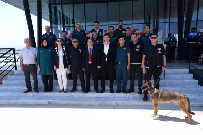 Hatay'da KKTC'ye HADO seferlerinin başladığı limanda güvenlik elemanları göreve başladı