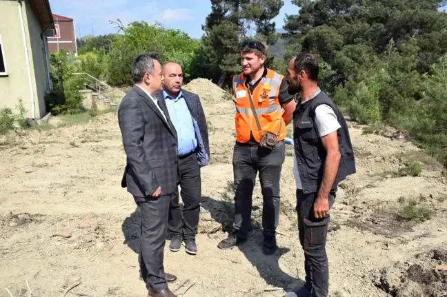 Başkan Altınöz, yıkılacak olan DSİ binasının alanını inceledi