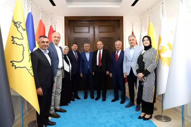 Başkan Güder'e AK Parti heyetinden anlamlı ziyaret