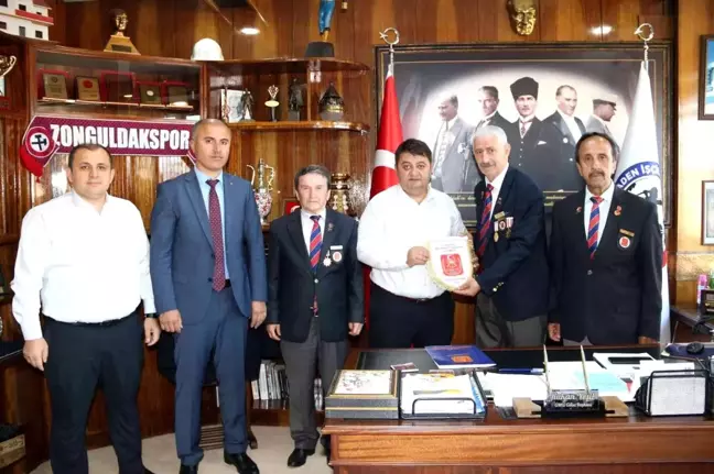 Muharip Gaziler Derneği'nden GMİS'e ziyaret
