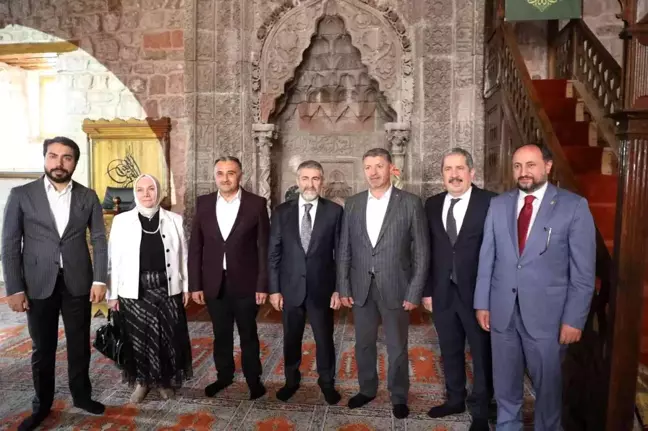 Bakan Nebati Develi'yi ziyaret etti