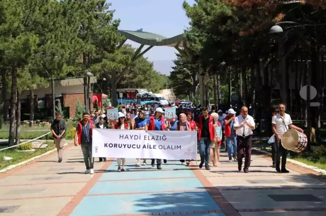 Elazığ'da 30 Haziran Koruyucu Aile Günü yürüyüşü düzenlendi