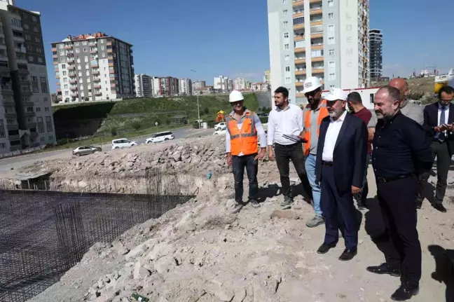 Kocasinan'da 24 derslikli ve 6 ek ders sınıflı lisenin temeli atıldı