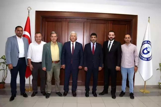 ADÜ Rektörü Aldemir, Türk Veteriner Hekimleri Birliği Konseyi Başkanı Eroğlu'nu ağırladı