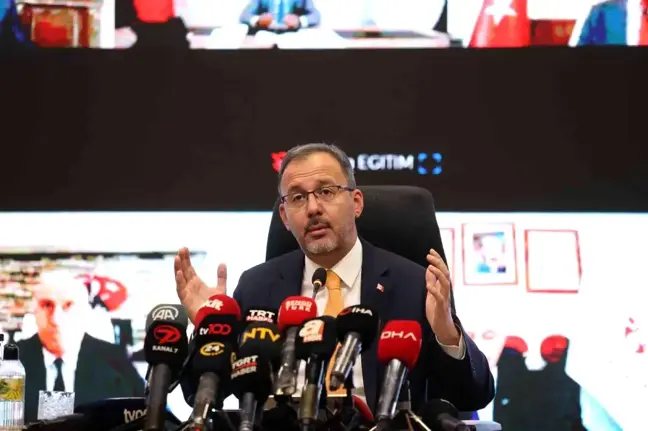 Gençlik ve Spor Bakanı Kasapoğlu: