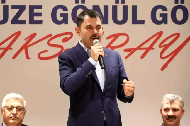 Bakan Kurum: '6'lı masa sürekli milletimizi tehdit ediyor'