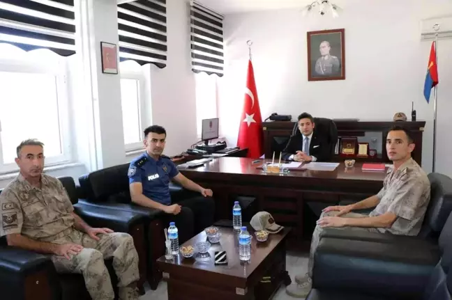 Yeni göreve başlayan Kaymakamı Özçelik'in ziyaretleri