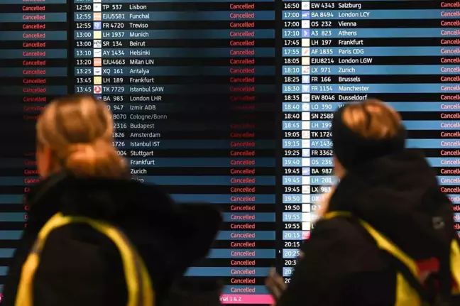 Almanya'da yarın 7 havaalanında yarın greve gidilecek