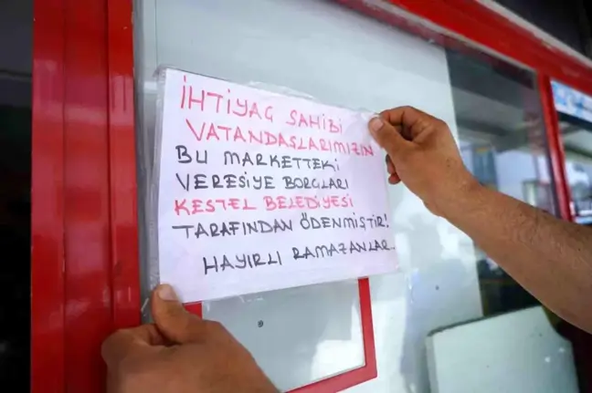 Bakkaldaki veresiye defterlerini kapattılar, elektrik ve su borçlarını ödediler