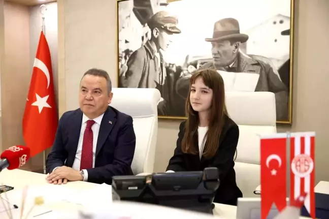 Çocuk Başkanın ilk talimatı yeşil alanların arttırılması oldu