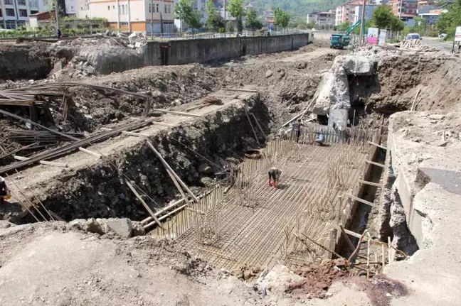 Tekkeköy'de beton köprü ile ulaşım kolaylaşacak