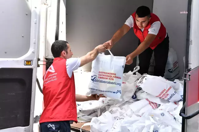 Mersin Büyükşehir Belediyesi, depremzedelere yardım eli uzatıyor