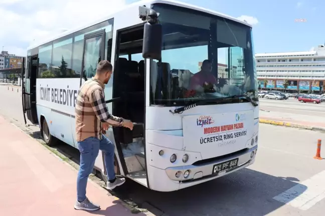 İzmit Belediyesi, Modern Hayvan Pazarı'na Ring Servisi Başlattı