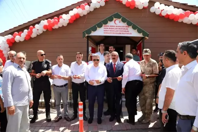 Diyarbakır'ın Ergani ilçesinde dört mahalleye hizmet verecek yapı açıldı