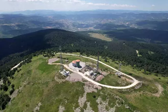 Ankara Kızılcahamam'daki Işık Dağı Yangın Gözetleme Kulesi 7/24 Hazır Bekliyor