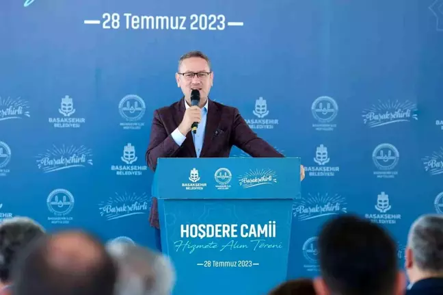 Başakşehir'de Hoşdere Camii ibadete açıldı