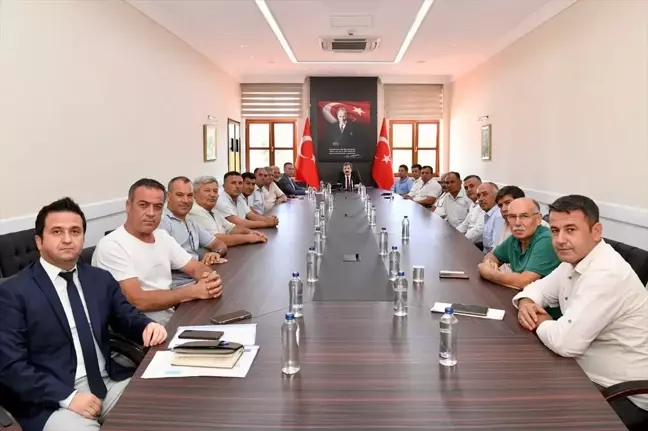 Muhtarlar Milas Kaymakamı ve Vali Tavlı ile Görüştü